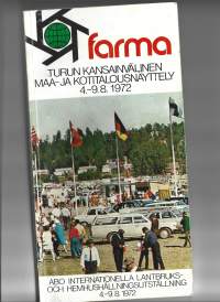Farma Turun kansainvälinen Maa- ja Kotitalousnäyttely 1972 - näyttelyluettelo 160 sivua
