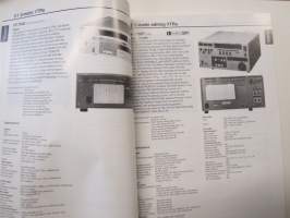 Sony Video Equipment 1994 -kattava luettelo videolaitteista ja tarvikkeista ammattikäyttöön
