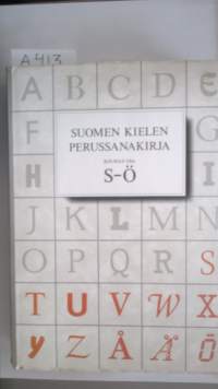 Suomen kielen perussanakirja kolmas osa S-Ö
