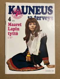 Kauneus ja terveys 1970 nr 4, Leo Kinnunen, Riitta Kalla - Maaret Lapin tyttö
