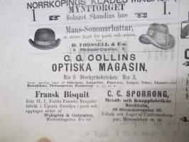 Kongliga Stora Theatern - 16.6.1871 (för 92 dra gången) - Wilhelm Tell -affisch / Tukholman Kuninkaalisen teatteri mainosjuliste