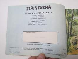 Eläintarha - Tammen siirtokuvakirja 1968 (Rub down instant pictures by Letraset)