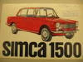 Simca 1300 1500 myyntiesite