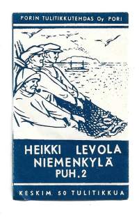 Heikki Levola Niemen-tulitikkuetiketti