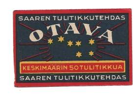 Otava -  tulitikkuetiketti