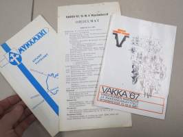 Mynämäki, kuntaesite, 1960-lukua + Vakka ´67 esite (Vakka-Suomen maatalous- ja rakennusnäyttely + ohjelma