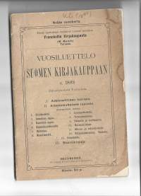Vuosiluettelo Suomen kirjakauppaan v. 1896 ilmestyneistä teoksista = Årskatalog för Finska bokhandeln 1896