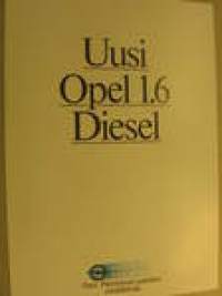 Opel 1.6 Diesel -myyntiesite