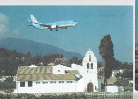 Boeing 737.800   - lentokonepostikortti postikortti   kulkematon