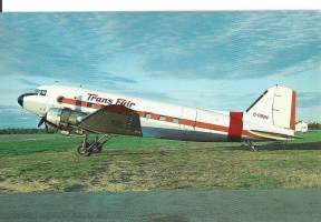 Douglas C.47A  - lentokonepostikortti postikortti   kulkematon