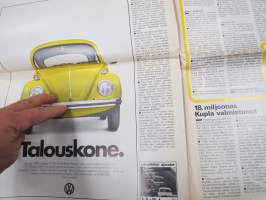 Auto sanomat 1974 nr 3 -Volkswagen asiakaslehti, Tuli Golf,Passat Variant, Peruutusvalaisimet, Talviloma, Keijo Rosberg -Kaiken Maailman radoilta kolumni, ym.