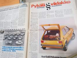 Auto sanomat 1974 nr 3 -Volkswagen asiakaslehti, Tuli Golf,Passat Variant, Peruutusvalaisimet, Talviloma, Keijo Rosberg -Kaiken Maailman radoilta kolumni, ym.