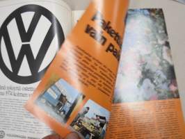 Kupla 1971 nr 3 -Volkswagen asiakaslehti, Pakettiautomaailma 1972, VW-asentaja Timo Virtanen, Takakansikuva Leo Kinnunen - Lasse Sirviö - Max Johanson