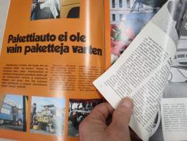 Kupla 1971 nr 3 -Volkswagen asiakaslehti, Pakettiautomaailma 1972, VW-asentaja Timo Virtanen, Takakansikuva Leo Kinnunen - Lasse Sirviö - Max Johanson