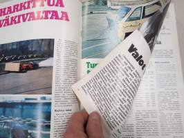Kupla 1971 nr 3 -Volkswagen asiakaslehti, Pakettiautomaailma 1972, VW-asentaja Timo Virtanen, Takakansikuva Leo Kinnunen - Lasse Sirviö - Max Johanson