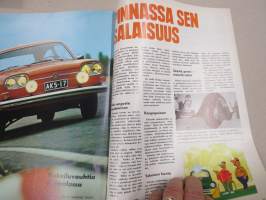 Kupla 1970 nr 2 -Volkswagen asiakaslehti, Polttomoottori saastuttaa mutta elektroniikka auttaa asiasaa, K 70 elää, Kokeiluvauhtia Keimolassa, Kesäkupla - Kisakupla