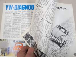 Kupla 1970 nr 1 -Volkswagen asiakaslehti 1. numero, Heinolan koesarja - suomalaisen työn testi, Vähän talviajoa, VW 411 Variant 90, Kisapoluilla, Diagnoosi, ym.