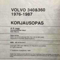 Volvo 340 &amp; 360 korjausopas