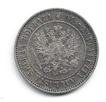 1 markka  1908  hopeaa