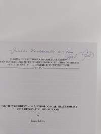 Length in  Geodesy - on Metrological Traceability of a Geospatial Measurand (signeerattu)