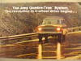 Jeep Wagoneer, Truck Quadra-Trac system myyntiesite