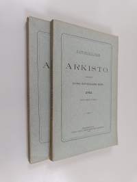 Historiallinen arkisto XVIII : 1-2