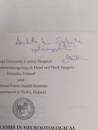 Lyme Borreliosis in Neurootological Patients and the Prevalence of Borrelia Burgdorferi S.l. in Urban Ixodes Ricinus Ticks (tekijän omiste)