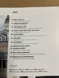 Volvo-Viesti 2016 nr  8 -asiakaslehti / customer magazine, Volvo V90 ja S90 koeajossa, Volvo V70 - ikoni siirtyy eläkkeelle