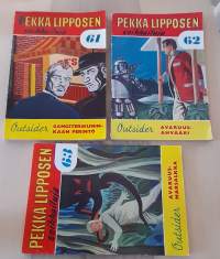 Pekka Lipposen seikkailuja 60 Kahden siirron matti + 61 Gansterikuninkaan perintö + 62 Avaruusahvääri + 63 Avaruusmarsalkka + numero 64