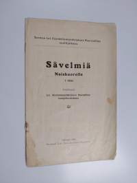 Sävelmiä naiskuorolle 1 vihko