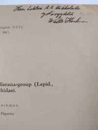 On the Choreuthis-myllerana-group (Lepid., Choreuthidae) (signeerattu, tekijän omiste)