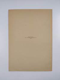 Über das vorkommen zweier generationen bei den finnischen grosschmetterlingen im allgemeinen und besonders im sommer 1953 (eripainos) (signeerattu, tekijän omiste)
