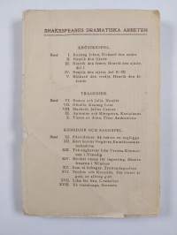 Shakespeares dramatiska arbeten : tragedier : sjette bandet