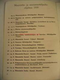 Seuravalmentajan muistio 1959