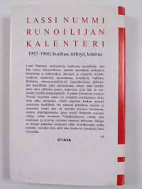 Runoilijan kalenteri : 1959-1960, kuultua, nähtyä, koettua (signeerattu, tekijän omiste)