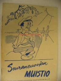 Seuraneuvojan muistio Suomen Urheiluliiton julkaisuja Nro 17