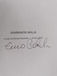 Sammakon malja : runoja kehdosta hautaan - ja sen ylikin (signeerattu)