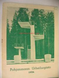Pohjanmaan urheiluopisto 1954