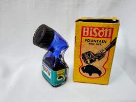 Vintage Bison mustepullo 1950-l