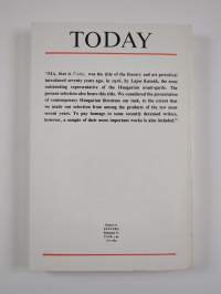 Ma Today : an anthology of contemporary Hungarian literature