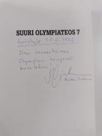Suuri olympiateos 7 : Albertville 1992 (signeerattu, tekijän omiste)