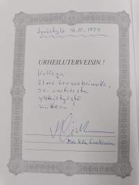 Suuri olympiateos 9 : olympialaista taustatietoa - Lillehammer 1994 (signeerattu, tekijän omiste)