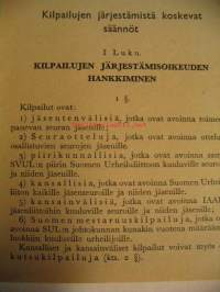 Rata- ja kenttäurheilun kilpailusäännöt