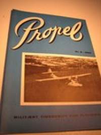 Propel  - sotalentokonelehtiä 1963, 1964 yht 4 kpl