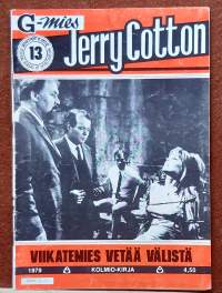 G-mies Jerry Cotton 13/1979 - Viikatemies vetää välistä. (Aikakauslehti, lukulehti)