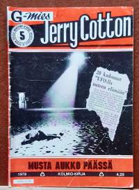 G-mies Jerry Cotton 5/1979 - Musta aukko päässä. (Aikakauslehti, lukulehti)