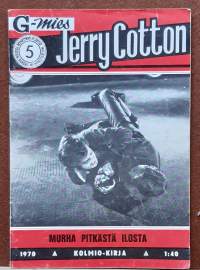 G-mies Jerry Cotton 5/1970 - Murha pitkästä ilosta. (Aikakauslehti, lukulehti)