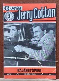 G-mies Jerry Cotton 3/1979 - Räjähdyspilvi. (Aikakauslehti, lukulehti)