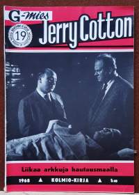 G-mies Jerry Cotton 19/1968 - Liikaa arkkuja hautausmaalla. (Aikakauslehti, lukulehti)