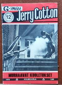 G-mies Jerry Cotton 12/1968 - Murhaavat kuoletukset. (Aikakauslehti, lukulehti)